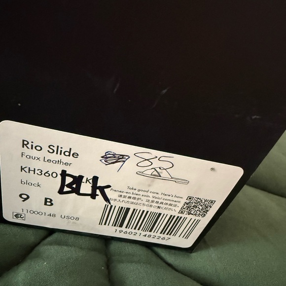 Kate Spade Black Rio Slide Sandals Size 9 - Picture 11 of 13